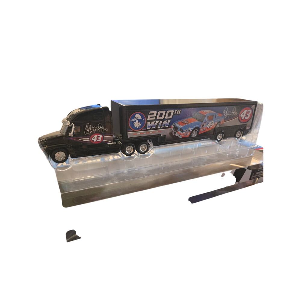 NASCAR Authentics Richard Petty 43 200th Win Hauler 1:64 Scale Toy Truck